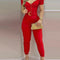 Women'S Jumpsuit 2024 New Summer Female Clothing Elegant Street Trendsetters Solid Casual V-Neck Puff Sleeve High Waist Jumpsuit